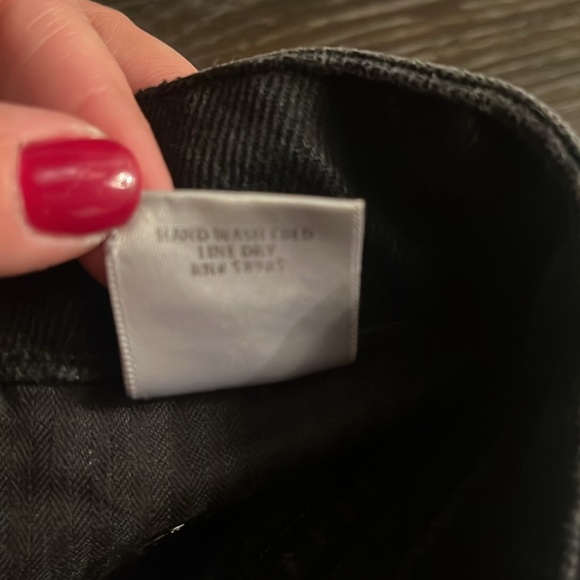 Carmar black wash studded denim skirt size 27 - Picture 7 of 12